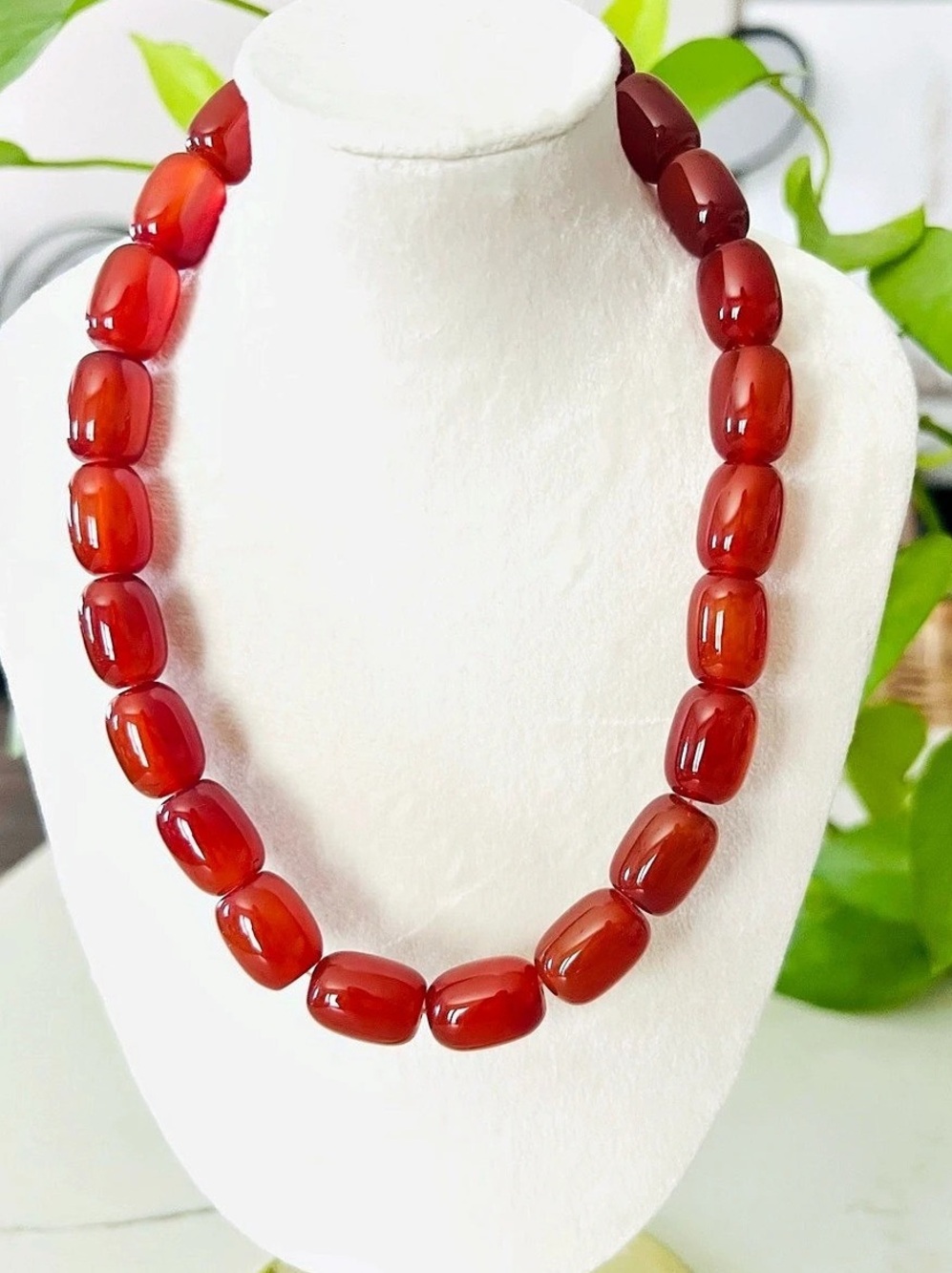 Red Agate Necklace